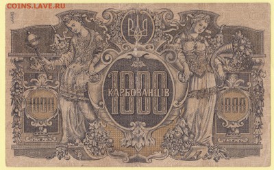 1000 карбованцев 1918. Украина до 3.05 23-00 - IMG_0020