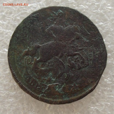 2 копейки 1766 ММ,перечекан с барабанов,до 1.05,в 22.00мск - DSCF5377.JPG