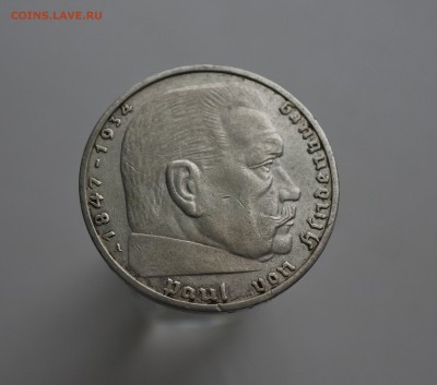 С 1 рубля Третий Рейх 2 марки 1937г А до 1.05. 22-00 мск - Безымянный