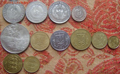 Монеты стран Океании и СНГ ФИКС до 4.05.2017 в 23.59. - Узбекистан - Эстония 2