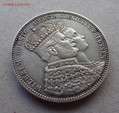 Пруссия Свадебный талер 1861 до 04.05 - 1861_4___