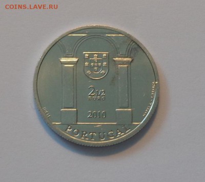 ПОРТУГАЛИЯ - 2,5 евро 2010 ДВОР ДВОРЦА до 5.05, 22.00 - Португалия 2.5. евро 2010 Двор Дворца_1