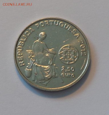 ПОРТУГАЛИЯ - 2,5 евро 2012 ХОСЕ МАЛЬХОА до 5.05, 22.00 - Португалия 2.5. евро 2012 Хосе Мальхоа_1