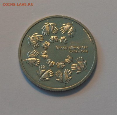 ПОРТУГАЛИЯ - 1,5 евро 2010 МОНЕТА ПРОТИВ ГОЛОДА 5.05, 22.00 - Португалия 1.5. евро 2010 Одна монета против голода_2