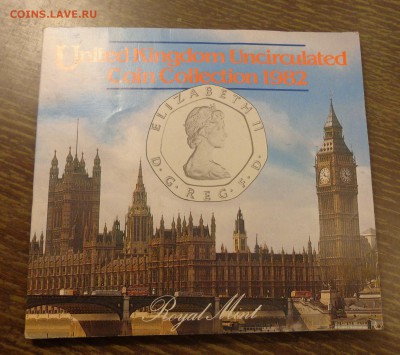 АНГЛИЯ - годовой набор 1982 буклет до 5.05, 22.00 - Англия - годовой набор 1982 буклет