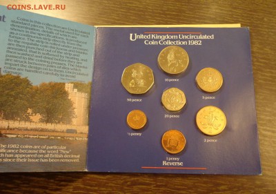 АНГЛИЯ - годовой набор 1982 буклет до 5.05, 22.00 - Англия - годовой набор 1982 буклет1