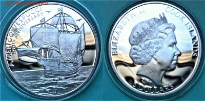 О-ва Кука 5 долларов 2012 Веспуччи 04.05.2017 в (22-00 мск) - 5 доларов.JPG