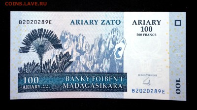 Мадагаскар 100 ариари 2004 unc до 06.05.17. 22:00 мск - 2