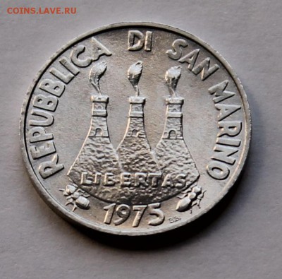 Сан Марино 5 лир 1975. - 8