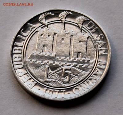 Сан Марино 5 лир 1977. - 8