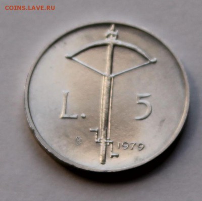 Сан Марино 5 лир 1979. - 4