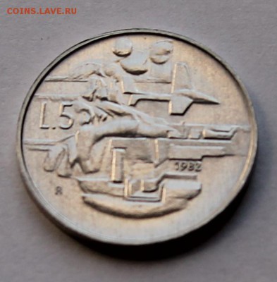 Сан Марино 5 лир 1982. - 4