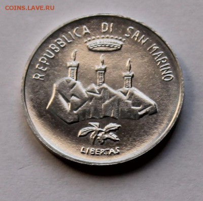 Сан Марино 5 лир 1986. - 8