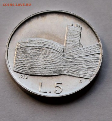 Сан Марино 5 лир 1988. - 4