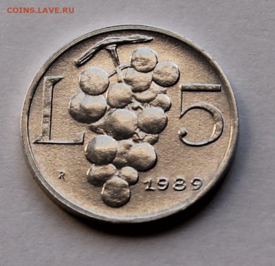 Сан Марино 5 лир 1989. - 4