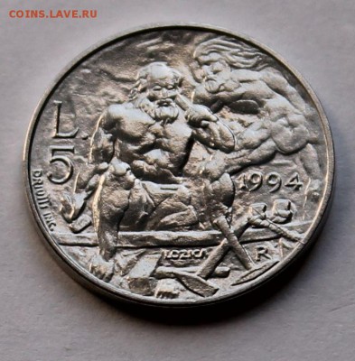 Сан Марино 5 лир 1994. - 4