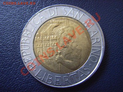 Сан Марино 500 лир 1994 ГвОздь Биметал до 16.02 в 21.00М - LPIC6377.JPG
