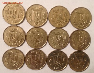 1-50 Копинок (Укр.) 40шт. год разный до 5.05.17 в 22.15 - image