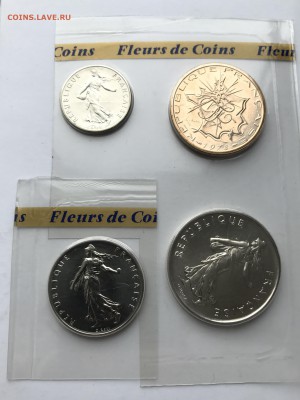 2, 1, 5, 10 Франков, 1978г., UNC - IMG_0672.JPG