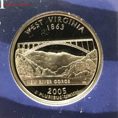 США, Набор 2005г., 25 Центов "Штаты", пруф - IMG_1135.JPG