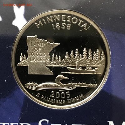 США, Набор 2005г., 25 Центов "Штаты", пруф - IMG_1137.JPG