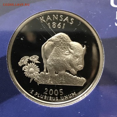 США, Набор 2005г., 25 Центов "Штаты", пруф - IMG_1138.JPG