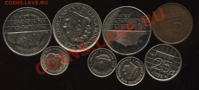 Нидерланды 5,10,25ц,1гульден до 15.02  22-00 - 003
