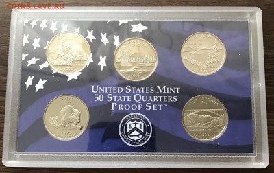 США, Набор 2005г., 25 Центов "Штаты", пруф - IMG_1142.JPG
