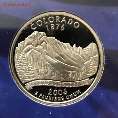 США, Набор 2006г., 25 Центов "Штаты", пруф - IMG_1129.JPG