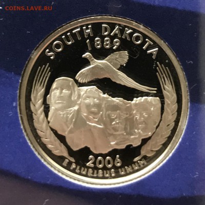 США, Набор 2006г., 25 Центов "Штаты", пруф - IMG_1131.JPG