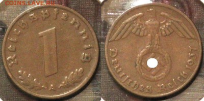 Германия 1 пфеннинг 1937 ,50 пфеннингов 1921 - IMG_5850.JPG