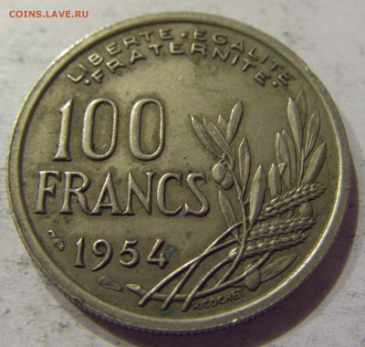 100 франков 1954 Франция №1 06.05.2017 22:00 МСК - CIMG0560.JPG