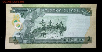 Соломоновы острова 2 доллара unc до 07.05.17. 22:00 мск - 1