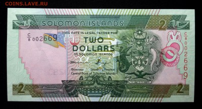 Соломоновы острова 2 доллара unc до 07.05.17. 22:00 мск - 2
