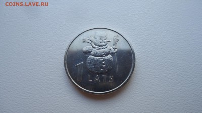 ЛАТВИЯ 1 ЛАТ 2007 СНЕГОВИК UNC ДО 07.05 22:00 МСК - DSC04315.JPG