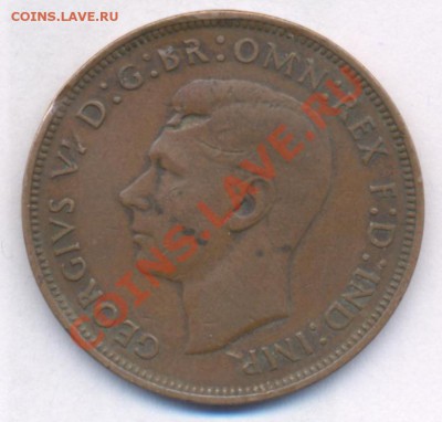 Британия 1 пенни.1946 г. До 15.02.11 г. 22-00 МСК. - 46.1