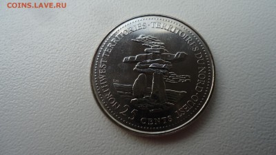 КАНАДА 25 ЦЕНТОВ 1992 СЕВЕРОЗАПАД - DSC04345.JPG