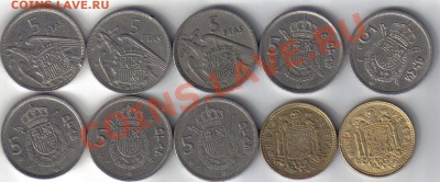 Испания 10 монет до 14.02 21.00мск - Испания-2