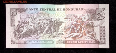 Гондурас 5 Лемпира 2012 unc до 08.05.17. 22:00 мск - 1