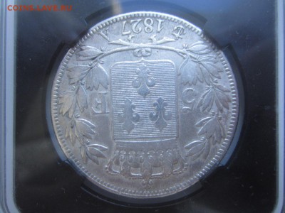 5 франков 1827 Серебро - 002