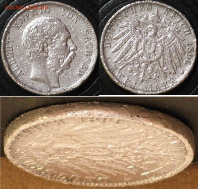 Саксония 2 марки 1896 бюджетные - Саксония 2 марки 1896.JPG