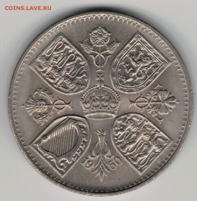 Великобритания крона 1960 Выставка 08.05 в 22.00мск (Д963) - 4-60