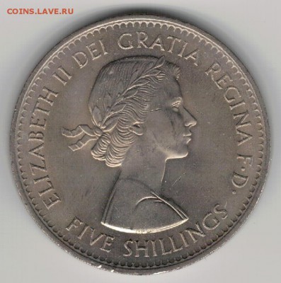 Великобритания крона 1960 Выставка 08.05 в 22.00мск (Д963) - 4-60а