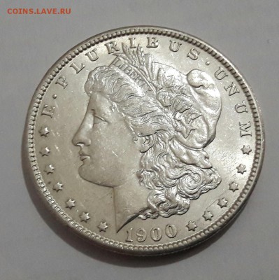 США 1 доллар 1900  (Морган)  UNC до 08.05 22:00 - 20170504_211213