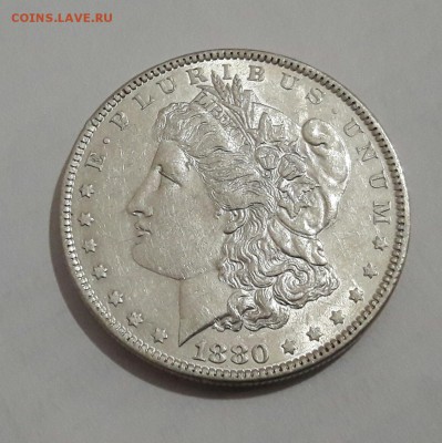 США 1 доллар 1880  (Морган)  UNC до 08.05 22:00 - 20170504_211028