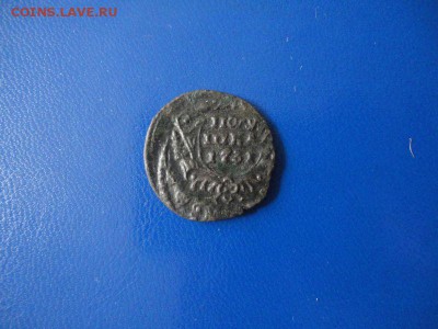 Полушка 1731 год, тройной удар - DSC03182.JPG