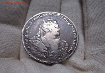 Полтина 1737 г. Портрет работы Л. Дмитриева - IMG_0662_cr