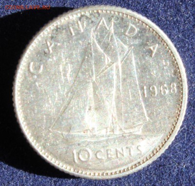 С 1 руб. КАНАДА 10с  1968г. ЕЛИЗАВЕТА-II  до 13.05 в 22-00 - IMG_6432.JPG