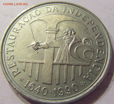 100 эскудо 1990 независимость Португалия №3 12.05.17 22:00 - CIMG9875.JPG