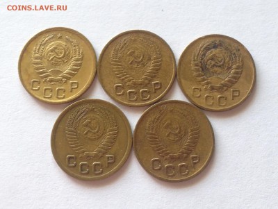 1 копейка 1940,1946,1952,1954,1956г. до 14.05.17г. - 140-56-5